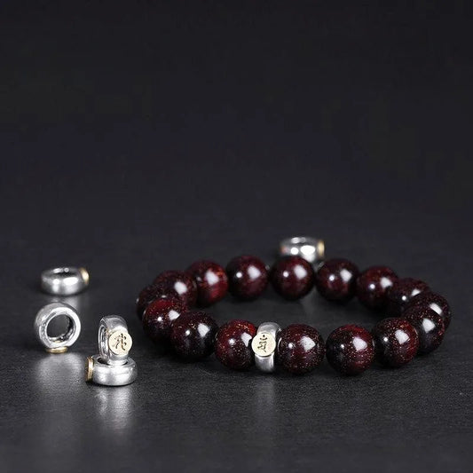 Indian Rosewood Buddhist Bead Bracelet