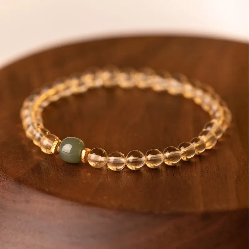 Natural Citrine Wealth-Attracting Bracelet