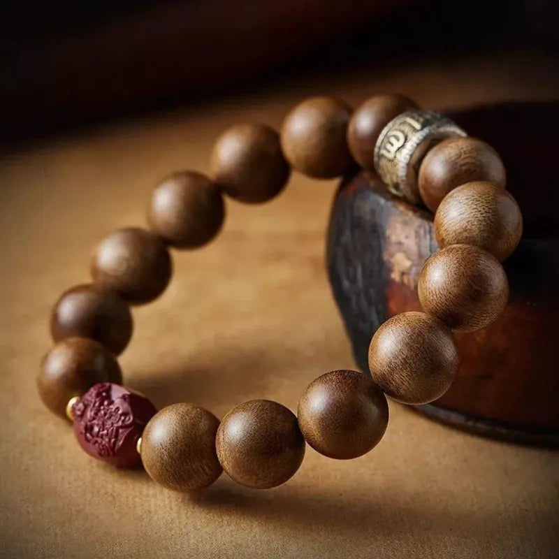 Six-Character Mantra Bead Bracelet - For Inner Fulfillment & Protection