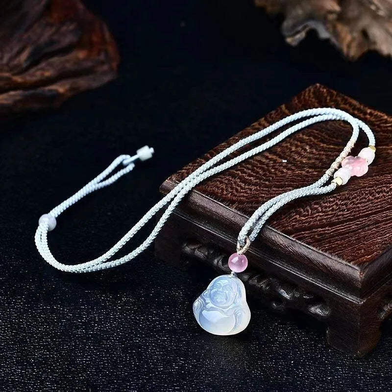 Smiling Maitreya Buddha Pendant - Attract Positivity and Confidenc