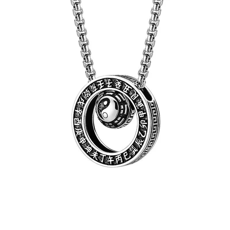 Taoist Tai Chi Bagua Natural Harmony Pendant Necklace