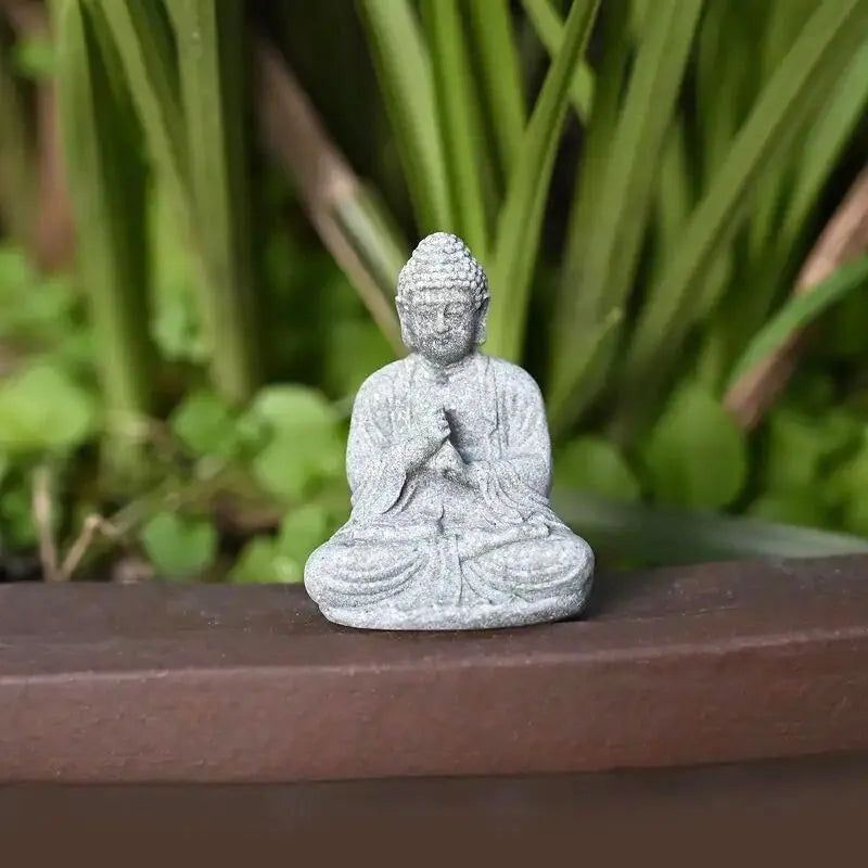 Buddha Figurine Landscape Decor