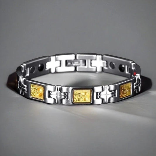 Healing Magnetic Bracelet - Buddha & Guanyin