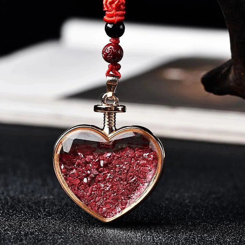Natural Mineral Gau Box Pendant - For Home Protection and Safety