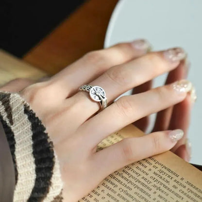 Rotating Coin Ring - For Good Fortune and Wealth Attraction