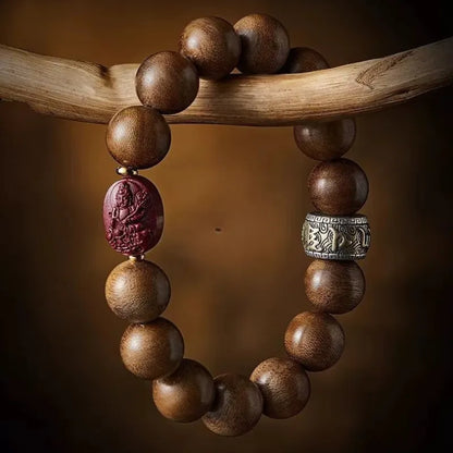 Six-Character Mantra Bead Bracelet - For Inner Fulfillment & Protection