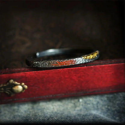 Taoist Silver Qiankun Circle & Beidou Seven Stars Bracelet